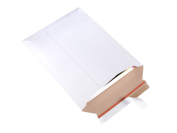Lot de 50  Enveloppes cartonnée blanche 240×315