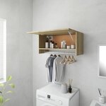 vidaXL Garde-robe chêne sonoma 70x32 5x35 cm bois d'ingénierie