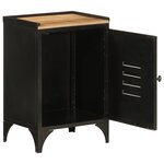 vidaXL Armoire de salle de bain 40x30x60 cm fer et bois de manguier