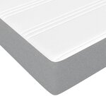 vidaXL Lit avec matelas cire marron 180x200 cm bois massif de pin