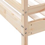 vidaXL Lit superposé sans matelas 80x200/120x200 cm bois massif
