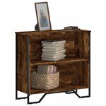 vidaXL Bibliothèque chêne fumé 80x31x74 5 cm bois d'ingénierie