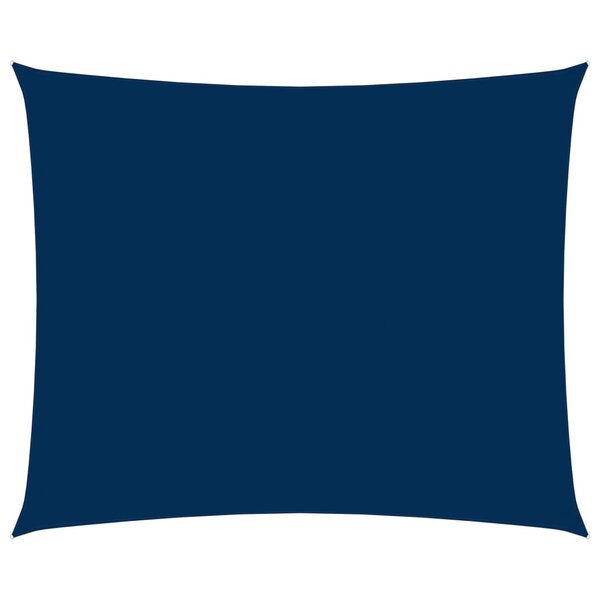 vidaXL Voile de parasol Tissu Oxford rectangulaire 2 5x4 m Bleu