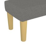 vidaXL Banc Gris foncé 70x30x30 cm Tissu