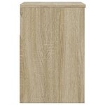 vidaXL Banc à chaussures Chêne sonoma 60x30x45 cm Bois d’ingénierie