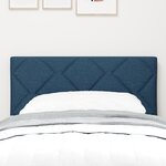 Tête de Lit LED vidaXL Design Blocs en Diamant Bleu 80 cm Tissu
