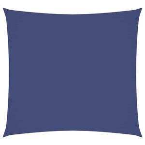 vidaXL Voile de parasol tissu oxford carré 3 6x3 6 m bleu