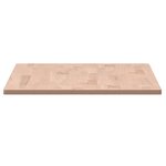 vidaXL Dessus de table 80x40x1 5 cm rectangulaire bois massif de hêtre