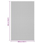 vidaXL Tapis de sol de camping vert 5x3 m