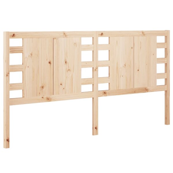 vidaXL Tête de lit 126x4x100 cm Bois massif de pin