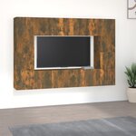 vidaXL Ensemble de meubles TV 8 Pièces Chêne fumé Bois d'ingénierie
