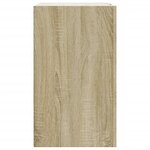 vidaXL Armoire murale chêne sonoma 75x35x60 cm bois d'ingénierie