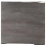 vidaXL Table basse avec bord naturel 60x60x40 cm Bois d'acacia massif
