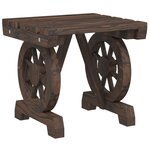 vidaXL Repose-pied de jardin 40x36 5x38 5 cm bois massif sapin