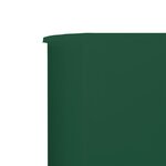 vidaXL Paravent 5 panneaux Tissu 600 x 120 cm Vert