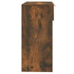 vidaXL Table console Chêne fumé 90x36x75 cm Bois d'ingénierie