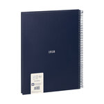 Cahier à spirale  papier quadrillé  80 pages A4  série 1918  bleu