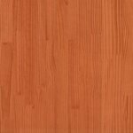 vidaXL Cadre de lit sans matelas cire marron 100x200cm bois pin massif
