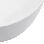 vidaXL Lavabo 42 5x42 5x14 5 cm Céramique Blanc