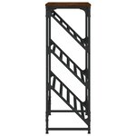 vidaXL Étagère à chaussures chêne marron 90x30x85 cm bois d'ingénierie