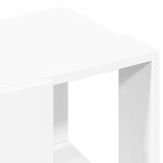 vidaXL Table basse blanc 32x32x30 cm bois d'ingénierie