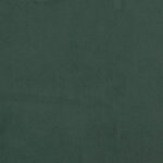 vidaXL Tête de lit avec oreilles Vert foncé 93x23x118/128 cm Velours