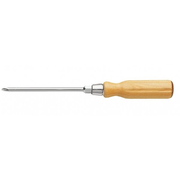 Tournevis manche bois Facom pour vis cruciformes Phillips  Lame avec 6 pans ATHHP3