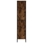vidaXL Bibliothèque chêne fumé 80x31x137 5 cm bois d'ingénierie