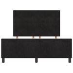 Cadre de lit vidaXL Noir 140x200 cm Velours