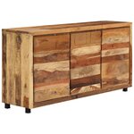 vidaXL Armoire latérale 160x38x79 cm Bois de récupération massif