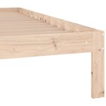 vidaXL Cadre de lit sans matelas 135x190 cm