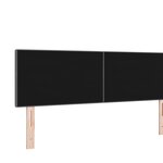 Cabeza de lit LED vidaXL tapizado en botones gris oscuro 72 cm en tissu