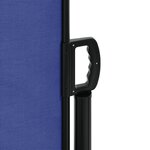 vidaXL Auvent latéral rétractable bleu 220x300 cm