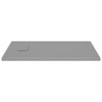 vidaXL Receveur de douche SMC Gris 100x70 cm