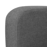 vidaXL Ensemble de canapés 2 Pièces Tissu Gris foncé