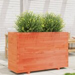 vidaXL Jardinière cire marron 110x40x72 5 cm bois de pin massif