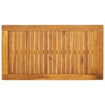 vidaXL Ensemble de jardin avec coussin bois massif acacia