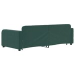 vidaXL Lit de jour avec gigogne et tiroirs sans matelas 90x200 cm