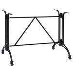 vidaXL Pied de table de bistro Noir 93x60x72 cm Aluminium coulé