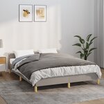 vidaXL Couverture lestée avec housse Gris 137x200 cm 10 kg Tissu