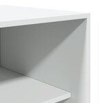 vidaXL Garde-robe Blanc 100x50x200 cm Bois d'ingénierie