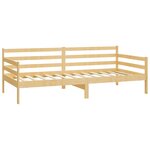 vidaXL Lit de repos avec matelas 90x200 cm Bois de pin massif