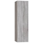 vidaXL Ensemble de meubles TV 4 Pièces Sonoma gris Bois d'ingénierie