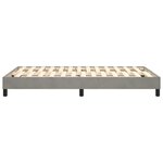 vidaXL Cadre de lit sans matelas gris clair 120x200 cm velours