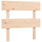 vidaXL Cadre de lit sans matelas bois massif