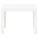 Table de jardin avec 2 bancs plastique blanc 02_0018689