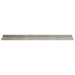 vidaXL Étagères murales 2 Pièces Gris béton 80x9x3 cm