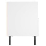 vidaXL Table de chevet blanc 40x35x47 5 cm bois d’ingénierie