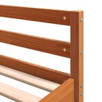 vidaXL Lit superposé et bureau et échelle 180x200cm bois de pin massif
