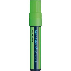 Marqueur à craie maxx 260 pointe large 5-15 mm vert clair x 10 schneider